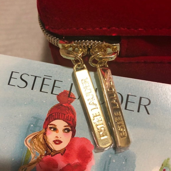 Estee Lauder ❤️Travel Case #Red Velvet NWOT - Picture 6 of 8